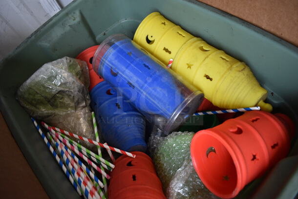 ALL ONE MONEY! Lot of 2 Boxes of Various Items Including Light Covers and Hose! - Image 5 of 5
