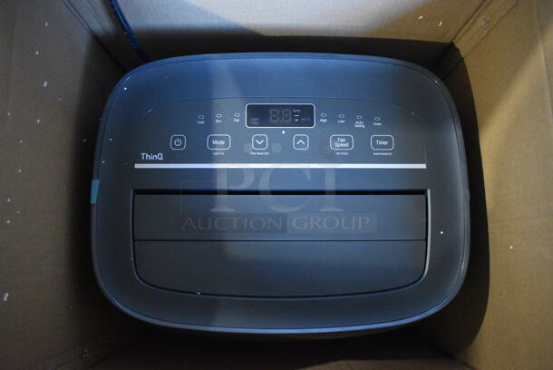 IN ORIGINAL BOX! Pelonis LP0821GSSM Portable Air Conditioner. 115 Volts, 1 Phase. 16x13x30