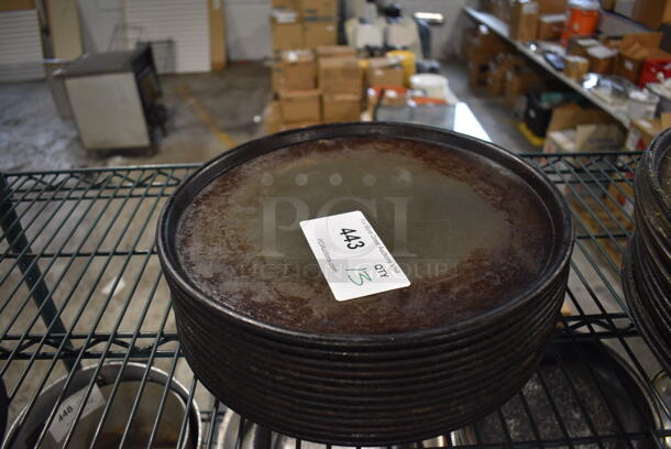 13 Metal Round Baking Pans. 12.5x12.5x1. 13 Times Your Bid! - Image 1 of 2
