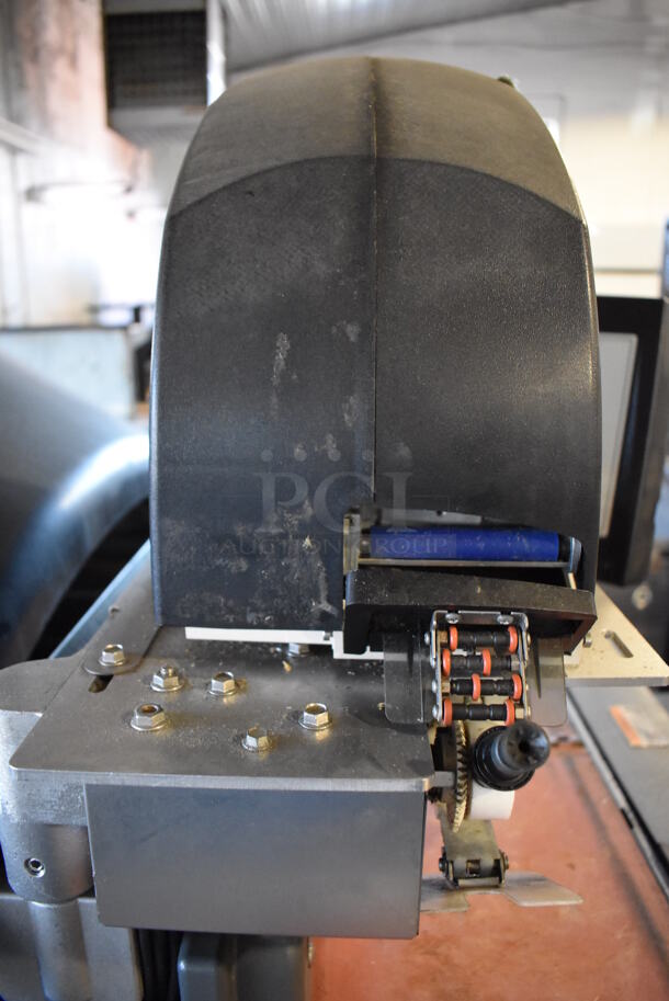 Hobart AWS Stainless Steel Commercial Floor Style Wrapping Machine w/ Monitor and Label Printer. 120/208-230 Volts, 1 Phase. 78x45x67 - Image 11 of 12