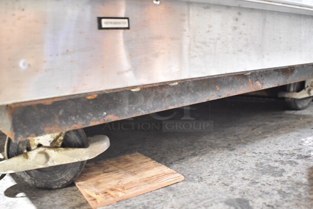 Stainless Steel Commercial Milk Cooler on Commercial Casters. 115 Volts, 1 Phase. Tested and Working!  - Image 6 of 7