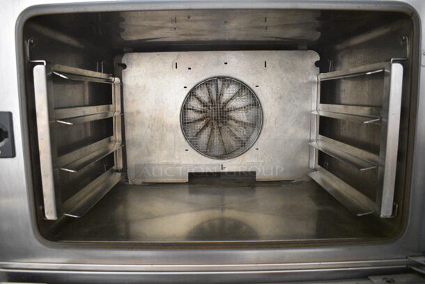 Wiesheu Stainless Steel Commercial Double Deck Convection Oven on Pan Rack w/ Commercial Casters. 208-240 Volts, 3 Phase. - Image 4 of 9