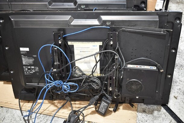 NEC V463 MultiSync LCD Monitor. Tested and Powers On. Buyer Must Pick Up - We Will Not Ship This Item. 100-240 Volts, 1 Phase.  - Image 5 of 6