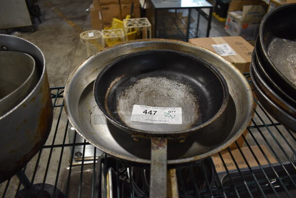 2 Various Metal Skillets. 26x14.5x2, 18x10.5x2. 2 Times Your Bid! - Image 2 of 2