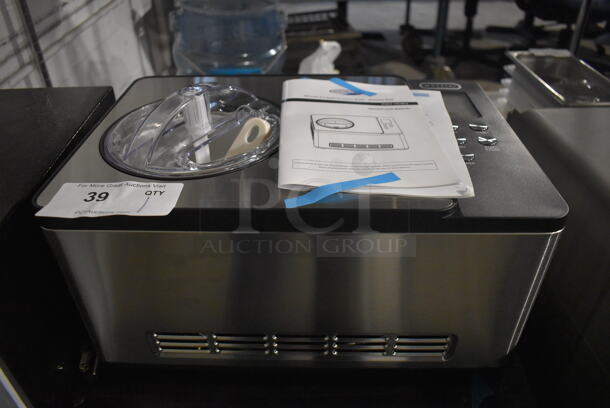 BRAND NEW SCRATCH AND DENT! Whynter ICM-200LS Stainless Steel Commercial Countertop Ice Cream Maker. 110-120 Volts, 1 Phase. 18x17x27. Tested and Working! - Image 1 of 7