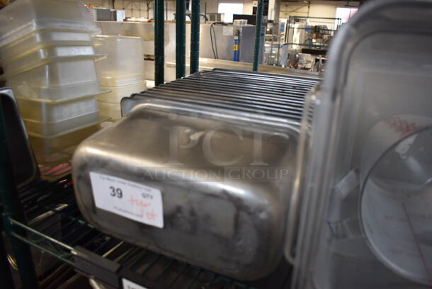ALL ONE MONEY! Tier Lot of Various Items Including Poly Bins and Stainless Steel Drop In Bins - Image 4 of 4