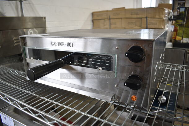 2024 Crosson FPO-13 Stainless Steel Commercial Countertop Electric Powered Pizza Oven. 120 Volts, 1 Phase. Tested and Working! - Image 3 of 6