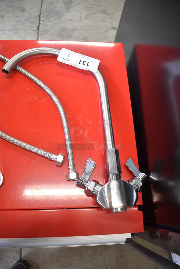 BRAND NEW SCRATCH AND DENT! Faucet w/ Handles.  - Image 3 of 6