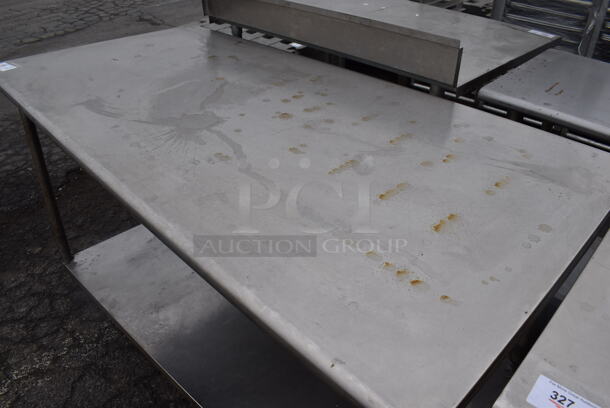 Stainless Steel Table w/ Under Shelf. 72x36x35 - Image 3 of 4