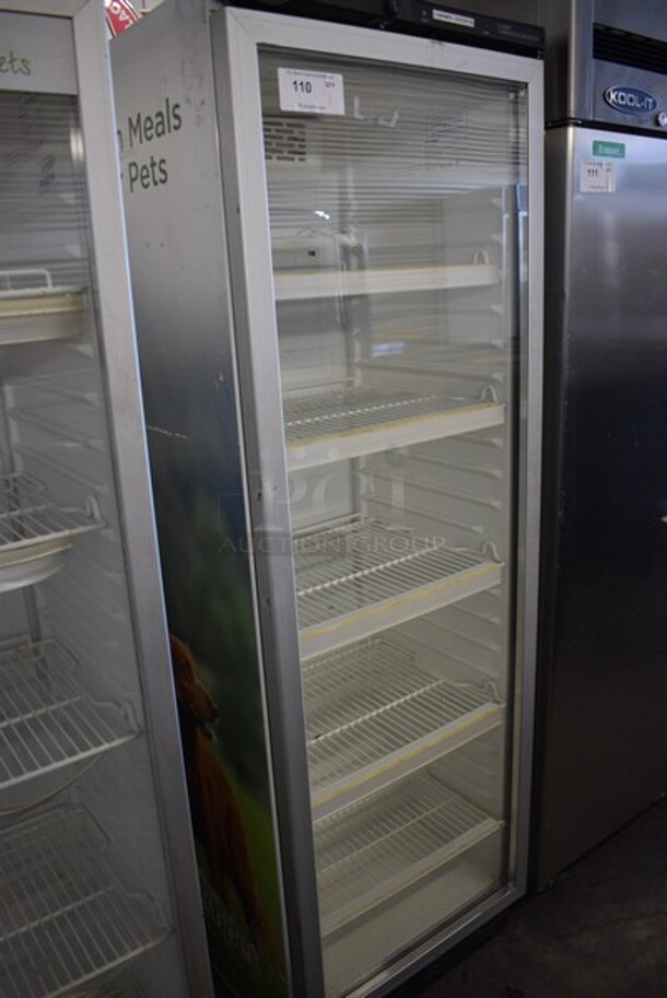 Vestfrost Model SCR 1300 Metal Commercial Single Door Reach In Cooler Merchandiser w/ Poly Coated Racks. 115 Volts, 1 Phase. 23.5x23.5x73. Tested and Working! - Image 3 of 6