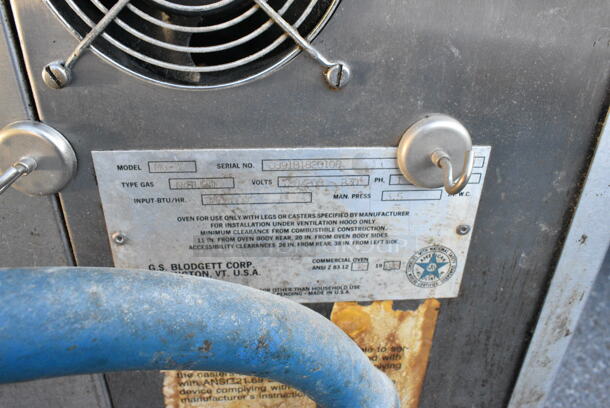 2 Blodgett MG-32 Stainless Steel Commercial Natural Gas Powered Conveyor Pizza Ovens. 150,000 BTU. 2 Times Your Bid.  - Image 12 of 12