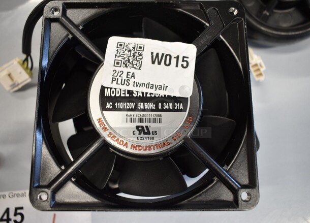 3 BRAND NEW SCRATCH AND DENT! Items Including Seaoa SA1238A1 PBL Fans, Commercial Casters and Gray Door Seal. 3 Times Your Bid!  - Image 7 of 8