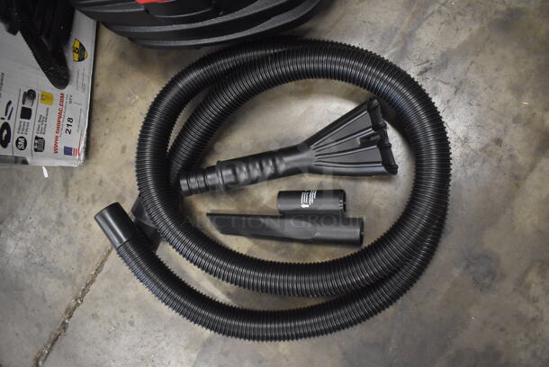 BRAND NEW IN BOX! Shop-Vac 5872911 5 Gallon 6.0 Peak HP Portable Polyethylene Wet / Dry Vacuum with Tool Kit. 16x17x17. Tested and Working! - Image 9 of 12