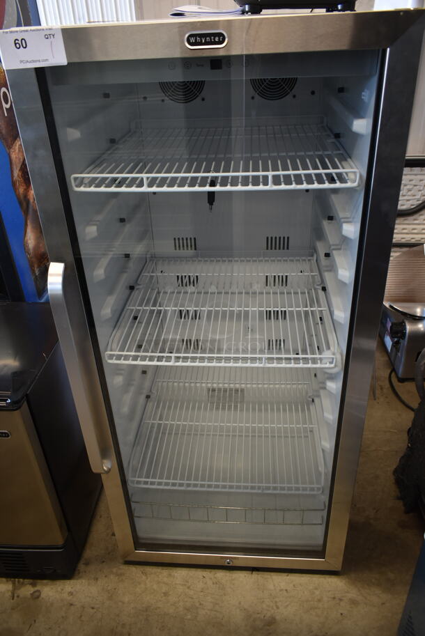 BRAND NEW SCRATCH AND DENT! Whynter CBM-1060XLW 10.6 cu. ft. Commercial Beverage Merchandiser. 115 Volts, 1 Phase. Tested and Working! - Image 3 of 7