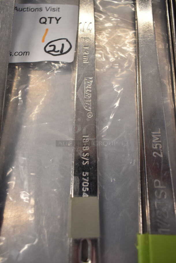 Lot of 21 BRAND NEW! Stainless Steel Measuring Spoons - Image 5 of 6