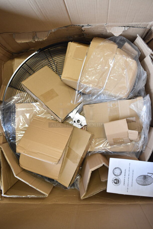 BRAND NEW SCRATCH AND DENT! TPI 910CACU24WO  CACU 24-WO 24" 3-Speed Oscillating Industrial Wall-Mount Fan - 1/4 hp, 3,200 CFM - Image 3 of 5