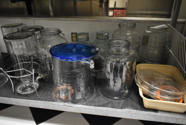 ALL ONE MONEY! Lot of Various Items on and Under Table Including Poly Buckets. (ice room) - Image 6 of 6
