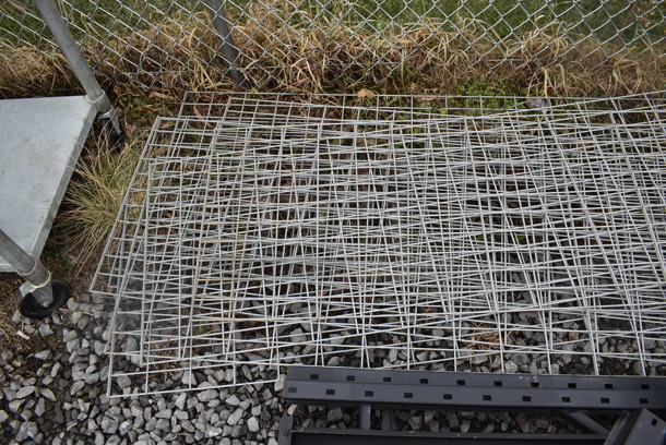 ALL ONE MONEY! Lot of Wire Shelves and Black Pieces - Image 5 of 6