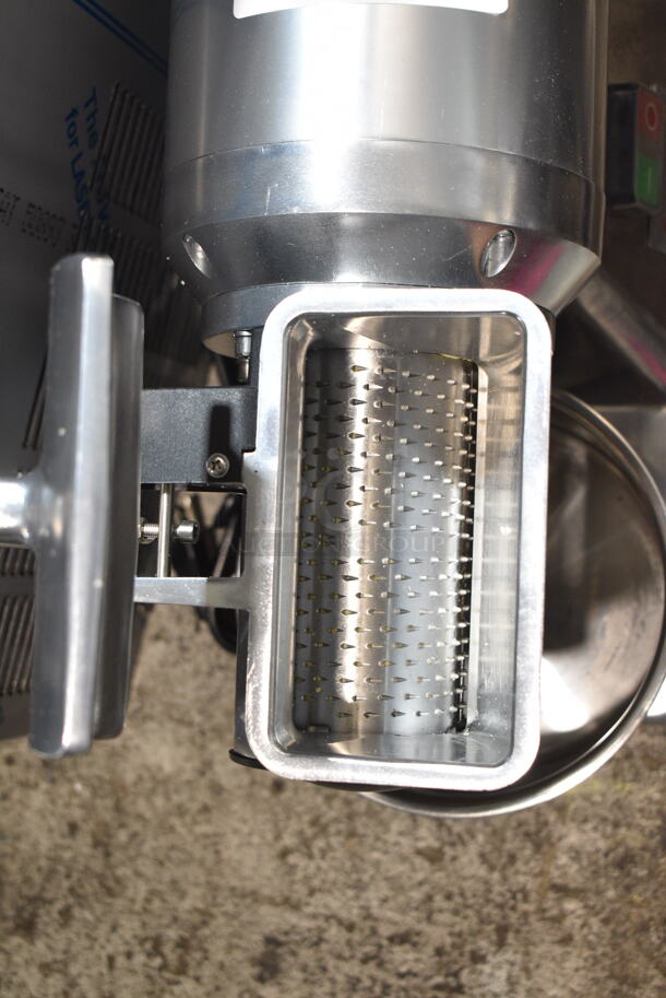 BRAND NEW SCRATCH AND DENT! Estella 348CG34 Stainless Steel Commercial Countertop Hard Cheese Grater. 120 Volts, 1 Phase. Tested and Working!  - Image 3 of 7