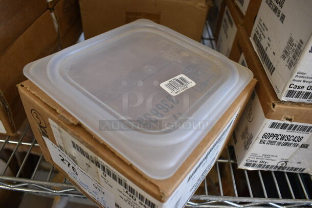 ALL ONE MONEY! Lot of 87 BRAND NEW IN BOX! Cambro Poly 1/6 Size Drop In Bin Lids - Image 2 of 3