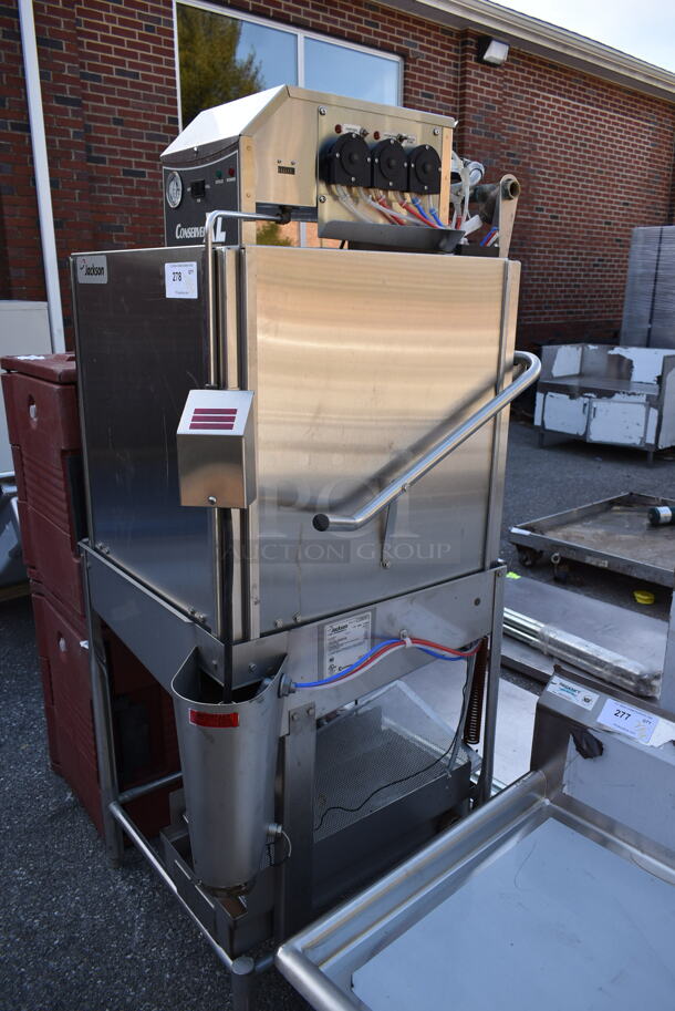 2011 Jackson CONSERVER XL-E Stainless Steel Commercial Straight Pass Through Dishwasher. 115 Volts, 1 Phase. - Image 5 of 10