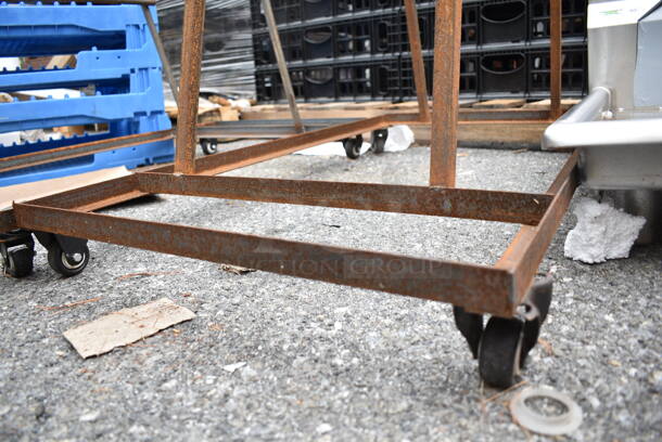 2 Metal Frames on Commercial Casters. 2 Times Your Bid! - Image 4 of 6