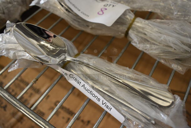 11 BRAND NEW! Stainless Steel Spoons. 6". 11 Times Your Bid! - Image 2 of 2