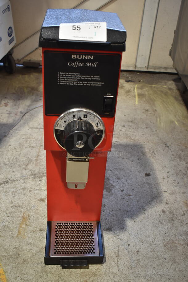 2010 Bunn G3 HD Metal Commercial Countertop Coffee Bean Grinder. 120 Volts, 1 Phase. Tested and Working!