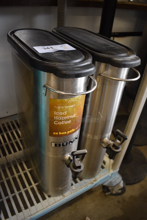 2 Bunn Stainless Steel Beverage Holder Dispensers. 6x18x22. 2 Times Your Bid! - Image 2 of 3