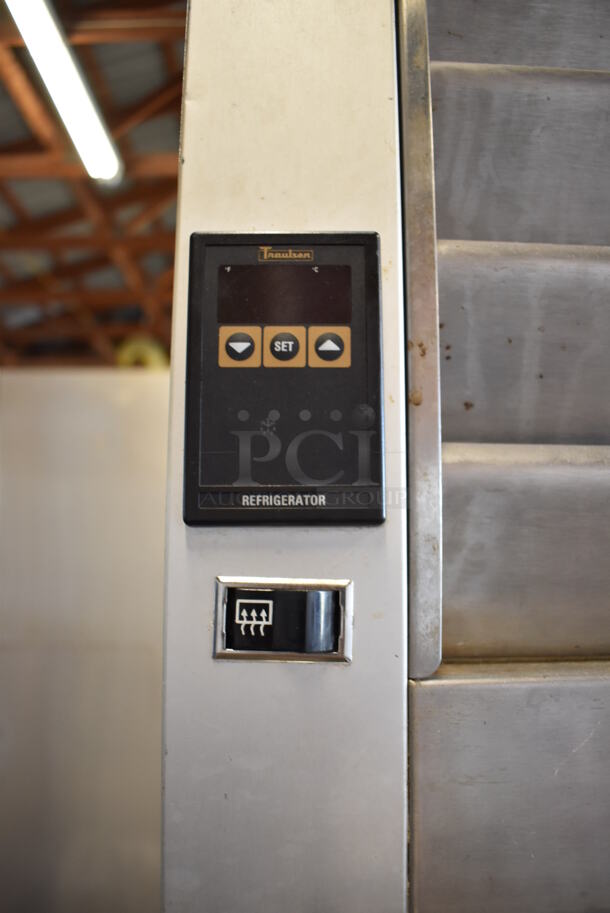 Traulsen G20010 Stainless Steel Commercial 2 Door Reach In Cooler on Commercial Casters. 115 Volts, 1 Phase. 52x34x82. Tested and Working! - Image 7 of 7