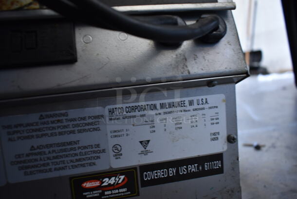 Hatco GR3SDS-39T Metal Commercial Countertop 2 Tier Warming Display Case Merchandiser. 120 Volts, 1 Phase. Tested and Working! - Image 8 of 8