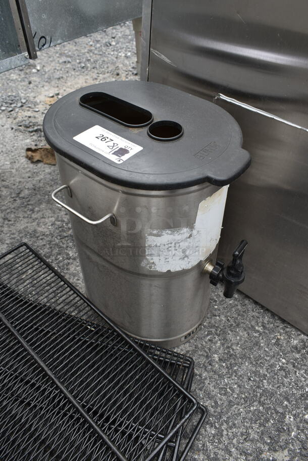 ALL ONE MONEY! Lot of Bunn Stainless Steel Beverage Holder and Black Racks - Image 5 of 7