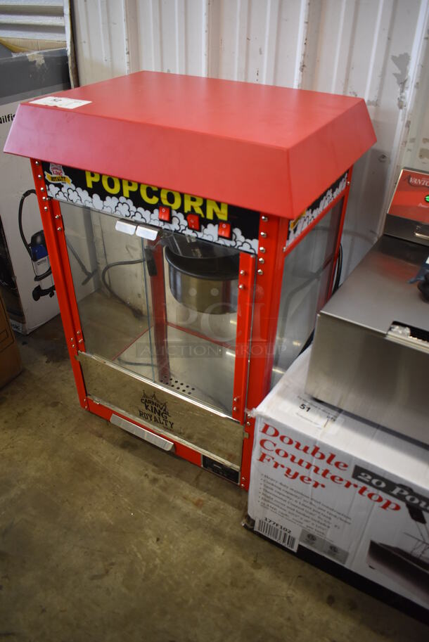 Carnival King 382PM30R Metal Commercial Countertop Popcorn Machine. 110 Volts, 1 Phase. 22x17x30. Tested and Working! - Image 3 of 9