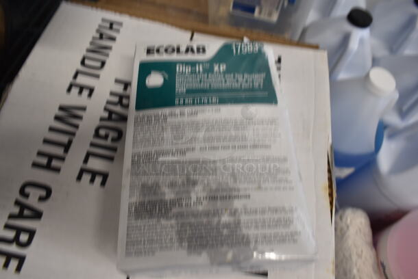 ALL ONE MONEY! Lot of Various Items Including 8 Grill Oven Cleaner Jugs, 4 Wipe Away Pot and Pan Washer Jugs, 4 Ecolab Lime-a-Way Jugs and Mop Head - Image 8 of 8