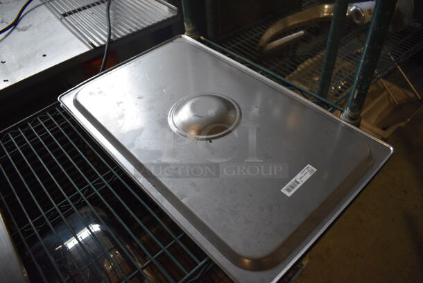 3 Various Metal Full Size Lids; 1 Dome. 3 Times Your Bid! - Image 2 of 3