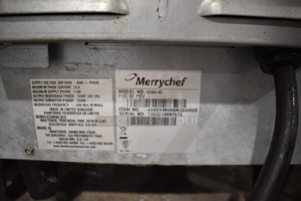 2015 Merrychef eikon e2 Stainless Steel Commercial Countertop Electric Powered Slim Line Rapid Cook Oven. 208/240 Volts, 1 Phase. 15x30x27 - Image 7 of 8
