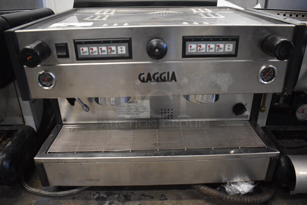 Gaggia XD Stainless Steel Commercial Countertop 2 Group Espresso Machine w/ Steam Wand. 208 Volts, 1 Phase. 24x22x19 - Image 5 of 6