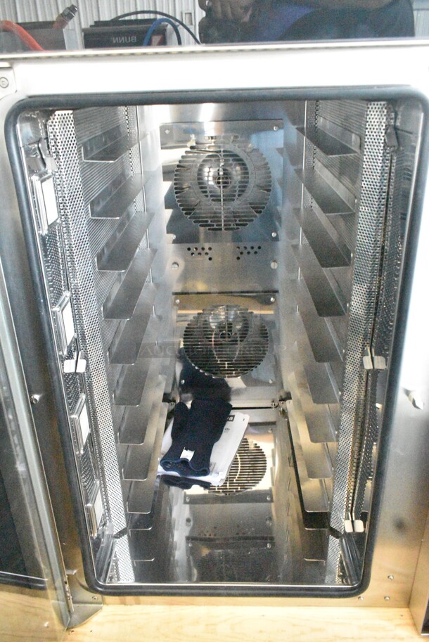 BRAND NEW! 2022 Salva 2010 KX-9+H Stainless Steel Commercial Countertop Electric Powered Convection Oven. Does Not Have Pan Rack. 208-240 Volts, 3 Phase. - Image 4 of 6