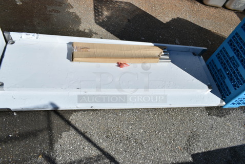 BRAND NEW SCRATCH AND DENT! Regency Spec Line Stainless Steel Tabletop and Under Shelf.