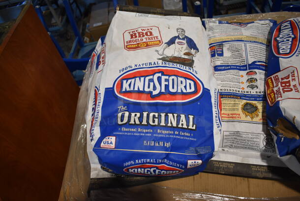 PALLET LOT OF 36 Bags of Kingsford Original Charcoal Briquets. Includes 13x5x22. 36 Times Your Bid!