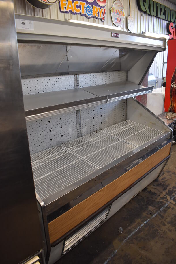 McCray SC-P32E-SS Metal Commercial Floor Style Open Grab N Go Merchandiser w/ Metal Shelves. 230 Volts. 74x30x71 - Image 5 of 5