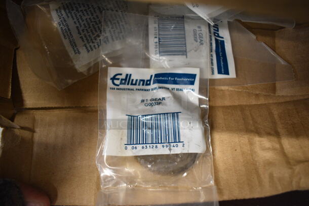 ALL ONE MONEY! Lot of BRAND NEW Edlund #1 Gear Parts!  - Image 2 of 3