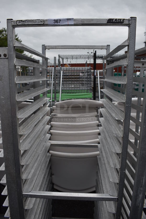 Metal Commercial Pan Transport Rack on Commercial Casters. 20.5x26x69 - Image 2 of 3