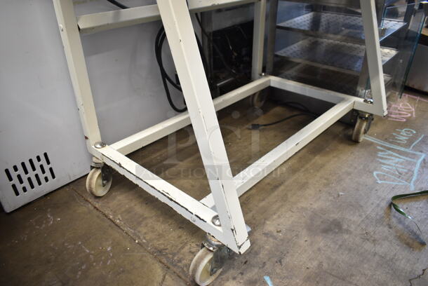 Empire FB Metal Commercial Floor Style Dough Sheeter on Commercial Casters. 220 Volts, 3 Phase. - Image 5 of 7