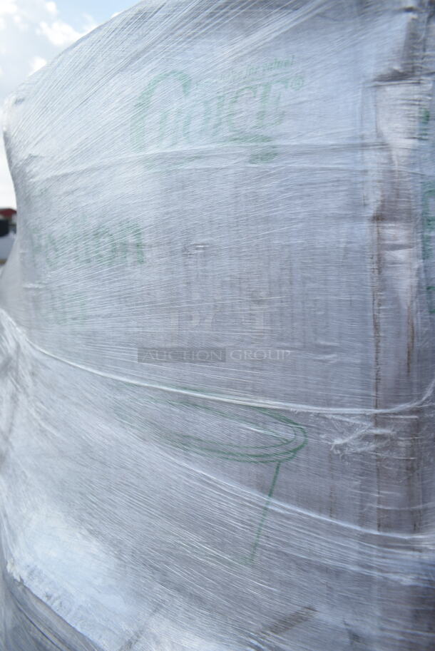 PALLET LOT of 25 BRAND NEW Boxes Including 500LSTRWL Choice 32 oz. Clear Sip-Through Lid with Extra-Wide Opening, C2464BDL Dart PresentaBowls Square Plastic Lids, 127PL400 Choice PET Plastic Lid for 3.25 to 5.5 oz. Souffle Cup / Portion Cup - 2500/Case, 128HD32COMBO Choice Heavy Duty 32 oz. Microwavable Translucent Plastic Deli Container and Lid Combo Pack - 240/Case, 423FW200D ServIt FW200D 12" x 20" Full Size Dual Well Electric Countertop Food Warmer with Digital Controls - 120V, 2000W. 25 Times Your Bid!  - Image 7 of 12