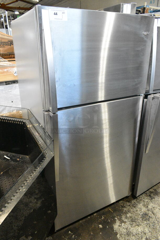 2024 Whirlpool WRT311FZDM05 Stainless Steel Cooler w/ Freezer.115 Volts, 1 Phase. Tested and Working! - Image 3 of 9