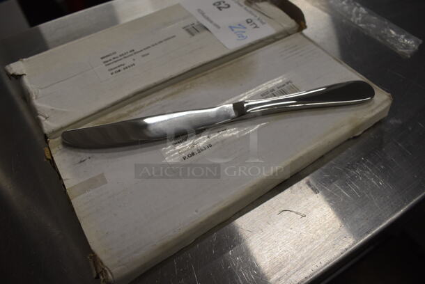24 BRAND NEW IN BOX! Winco 0037-08 Stainless Steel Venice Dinner Knives. 9". 24 Times Your Bid! - Image 2 of 3