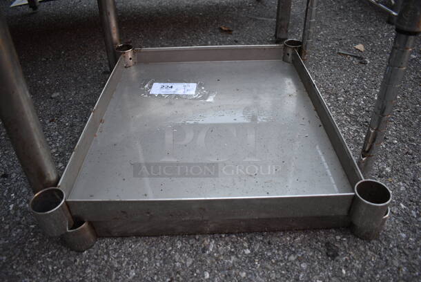 ALL ONE MONEY! Lot of 2 Metal Shelves. 19x22x2 - Image 2 of 3