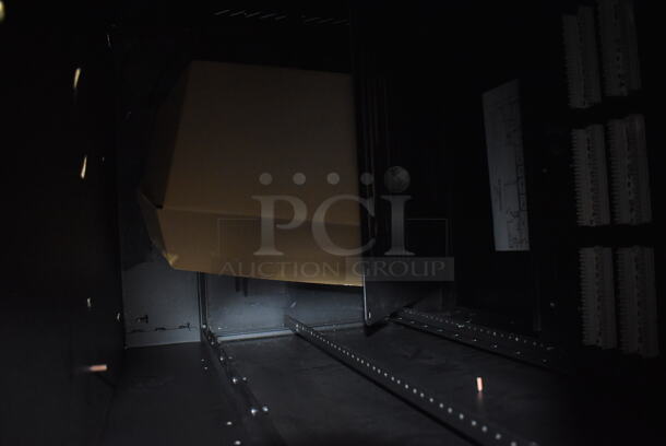 Black Metal AV Cabinet. 21x26x36 - Image 4 of 9