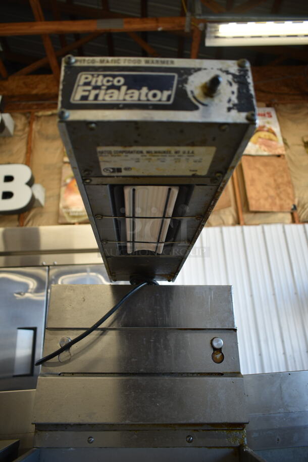 2016 Pitco Frialator SGBNB14 Stainless Steel Commercial Floor Style Fry Dumping Station w/ Warmer.  - Image 4 of 7